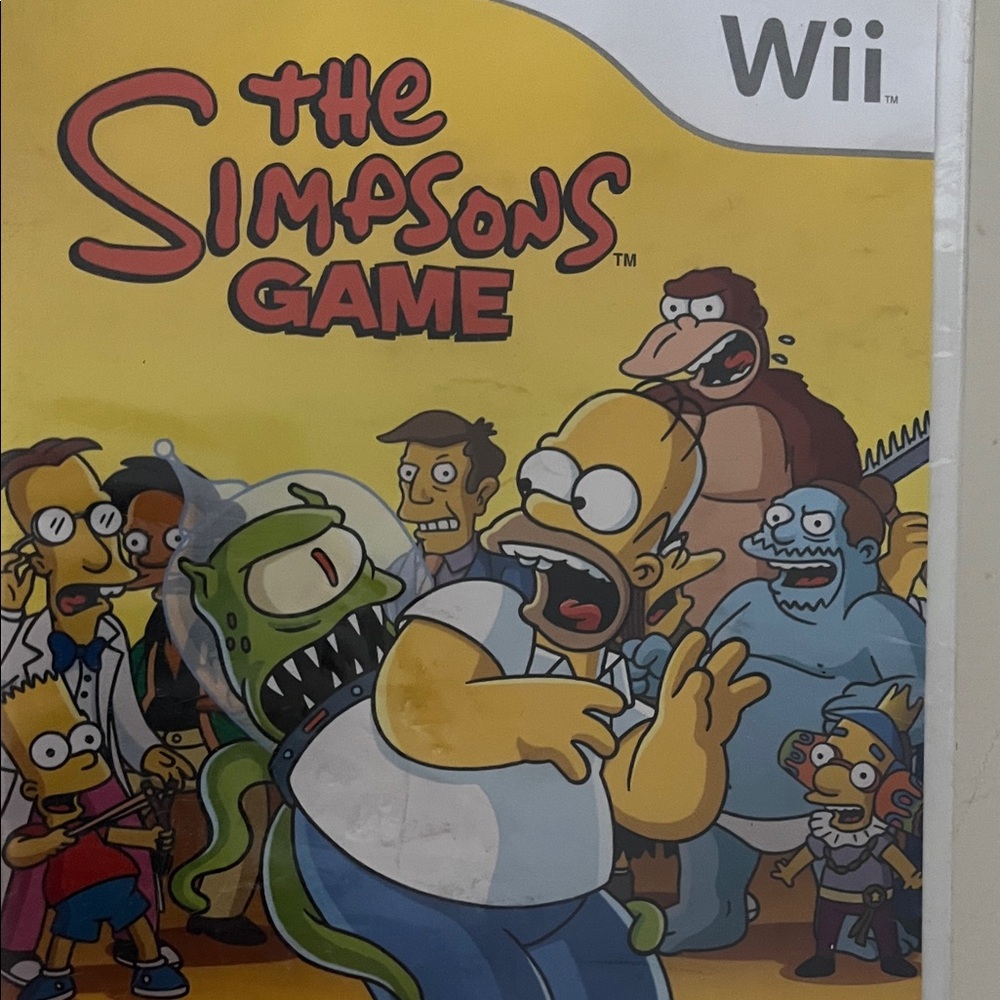Nintendo Wii The Simpsons Game - Picture 8 of 8